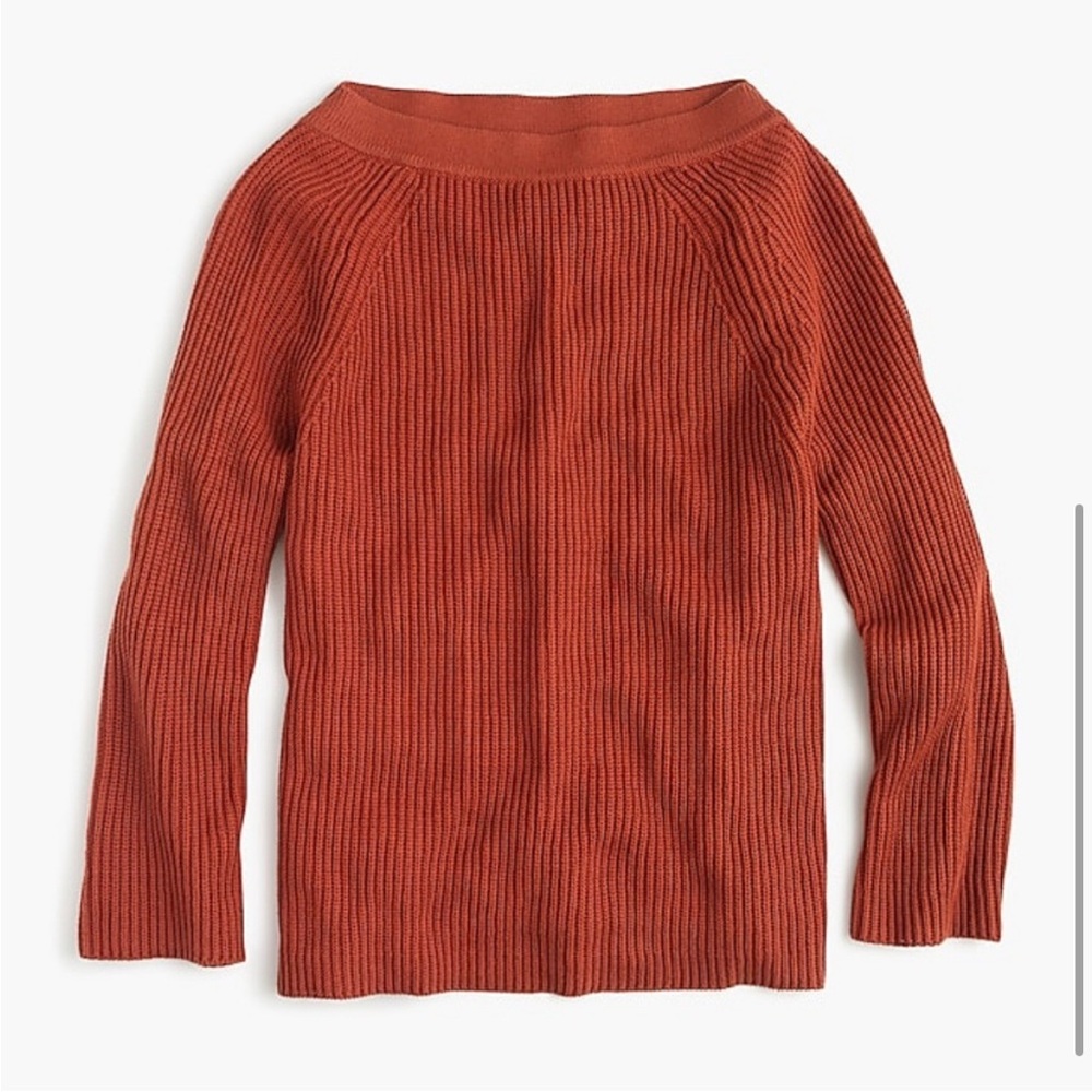 J. Crew Boat Neck Fisherman Knit Sweater